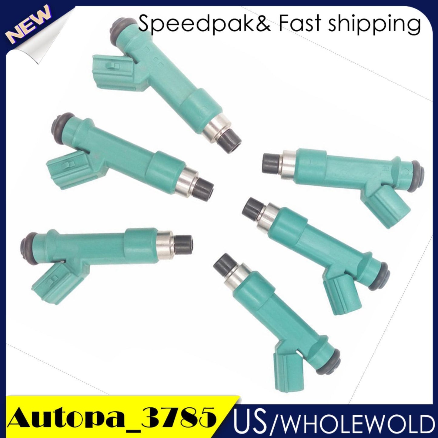 6X Fuel Injectors for Toyota Tacoma Tundra 4Runder FJ Cruiser 23250-31060 4.0L
