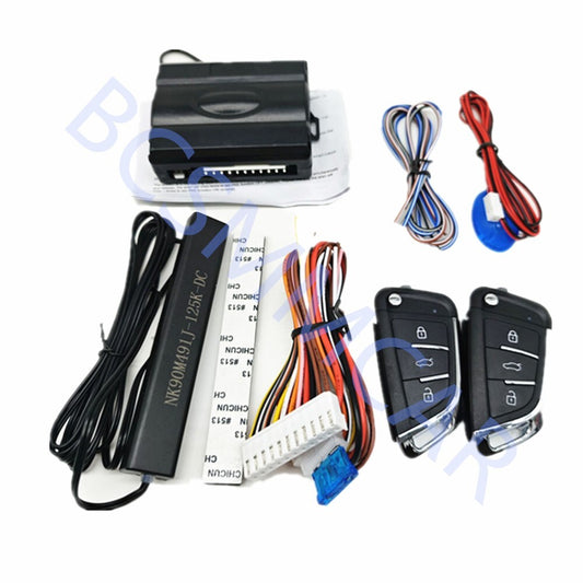 Car 4 Door Power Lock Kit Keyless Entry System Security Remote Central Locking