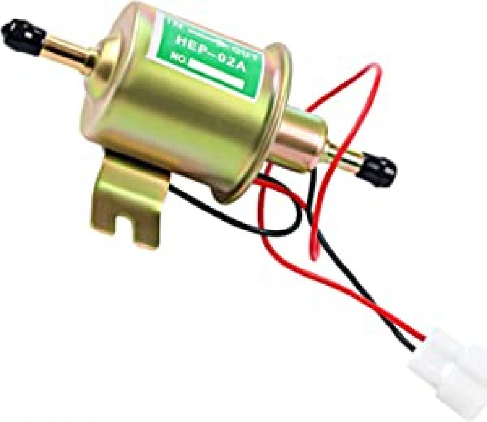 Electric Fuel Pump 12V for Lawn Mower Carburetor Gas Diesel Engine 2.5-4psi