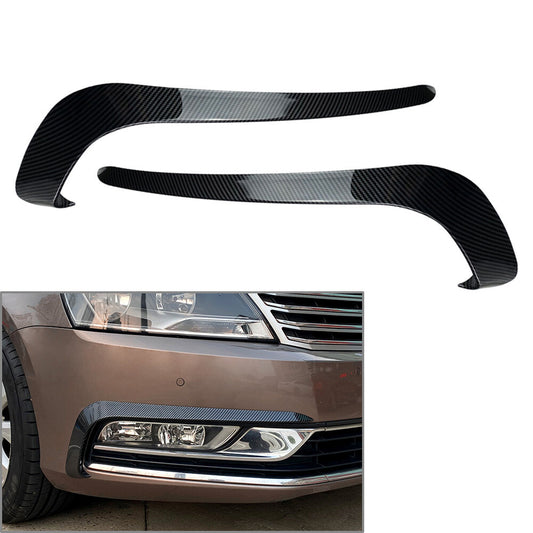 Front Bumper Spoiler Fog Light Frame Cover Trim for VW for Passat B7 Sedan Variant