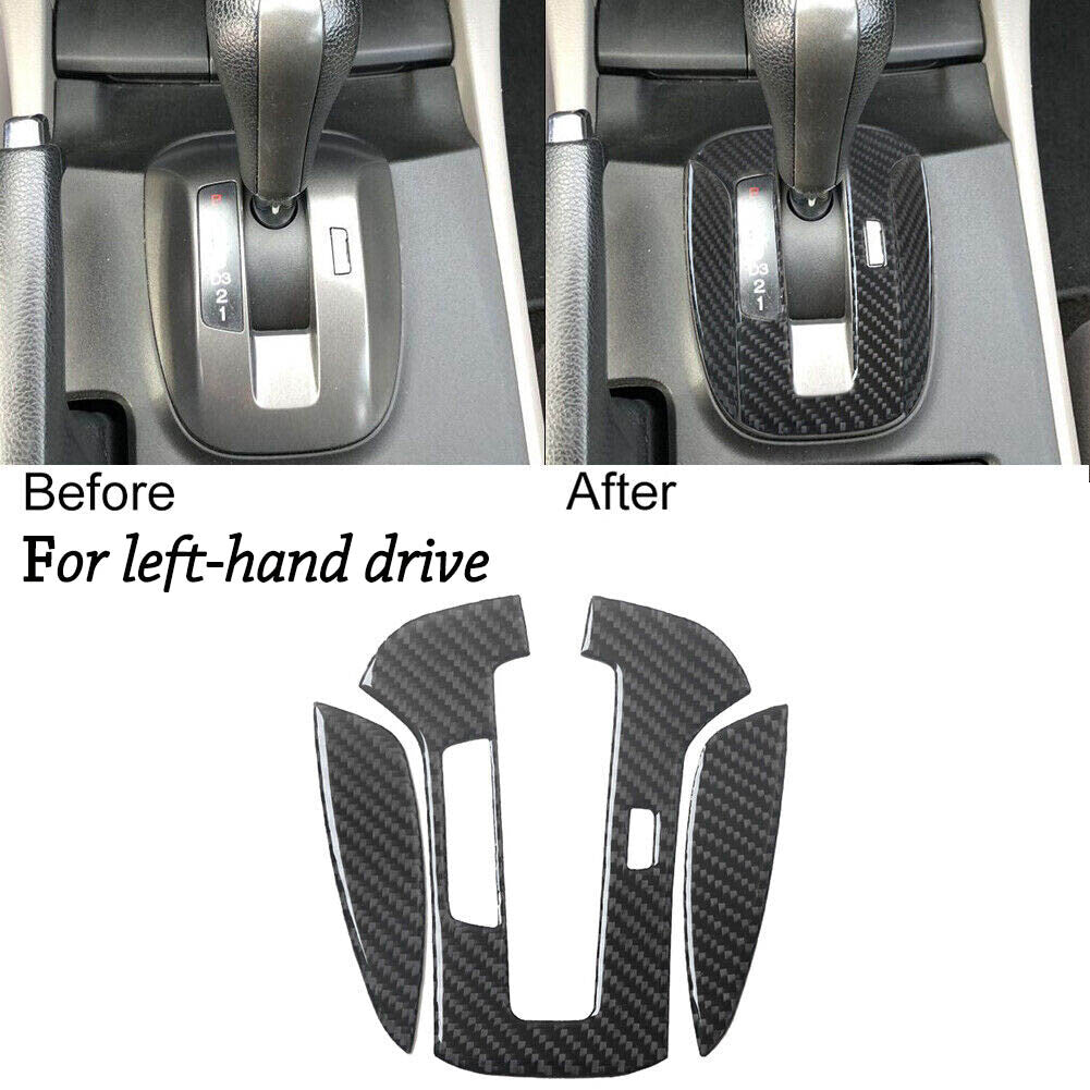 3pcs for Honda Accord 2008-12 Carbon Fiber Panel Cover Trim