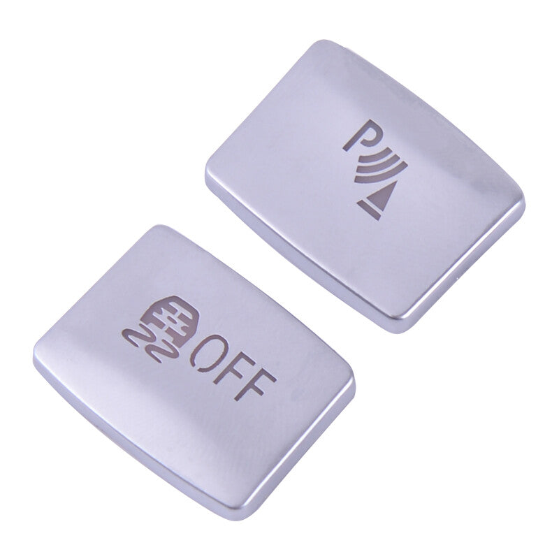 3pcs ABS for CHRome Shift Gear Position Button Cover Trim Fit for 1 2 3 v