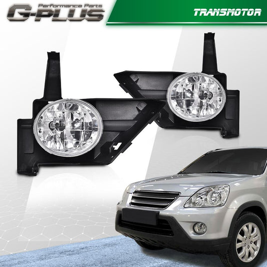 Fits 2005 - 2006 for Honda CR-V CRV Transparent Driving Fog Light Anti-Collision Light + Switch - v