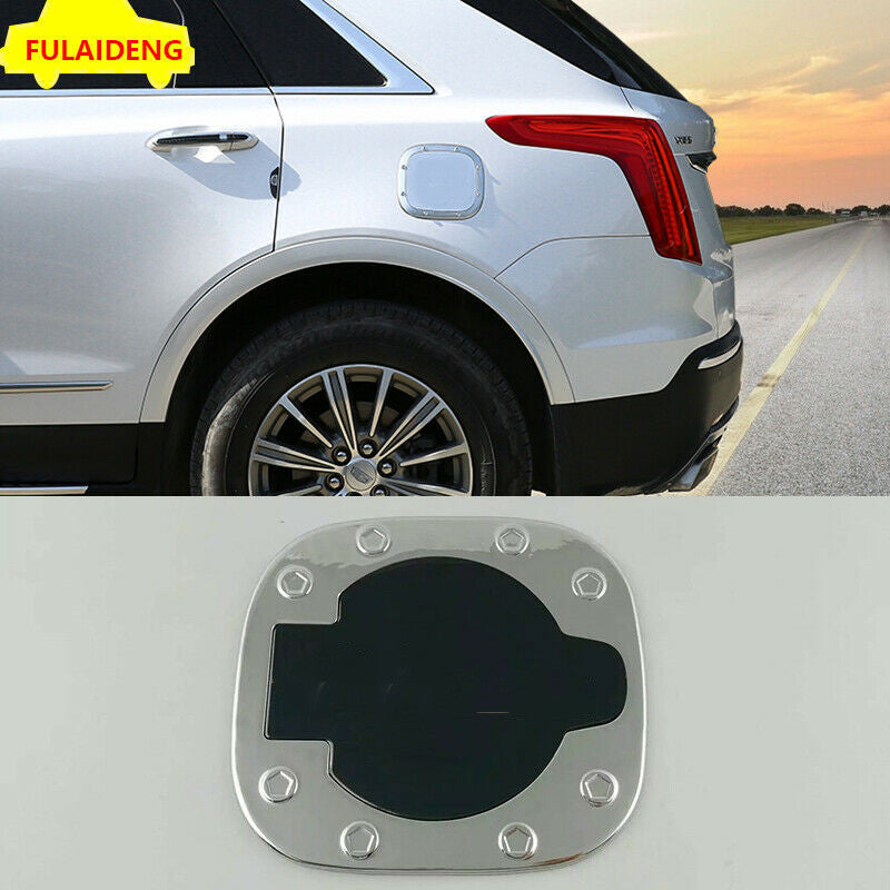 for Cadillac XT5 2016-2020 2021 ABS Chrome Fuel Tank Cap Oil Gas Cap Cover Trim