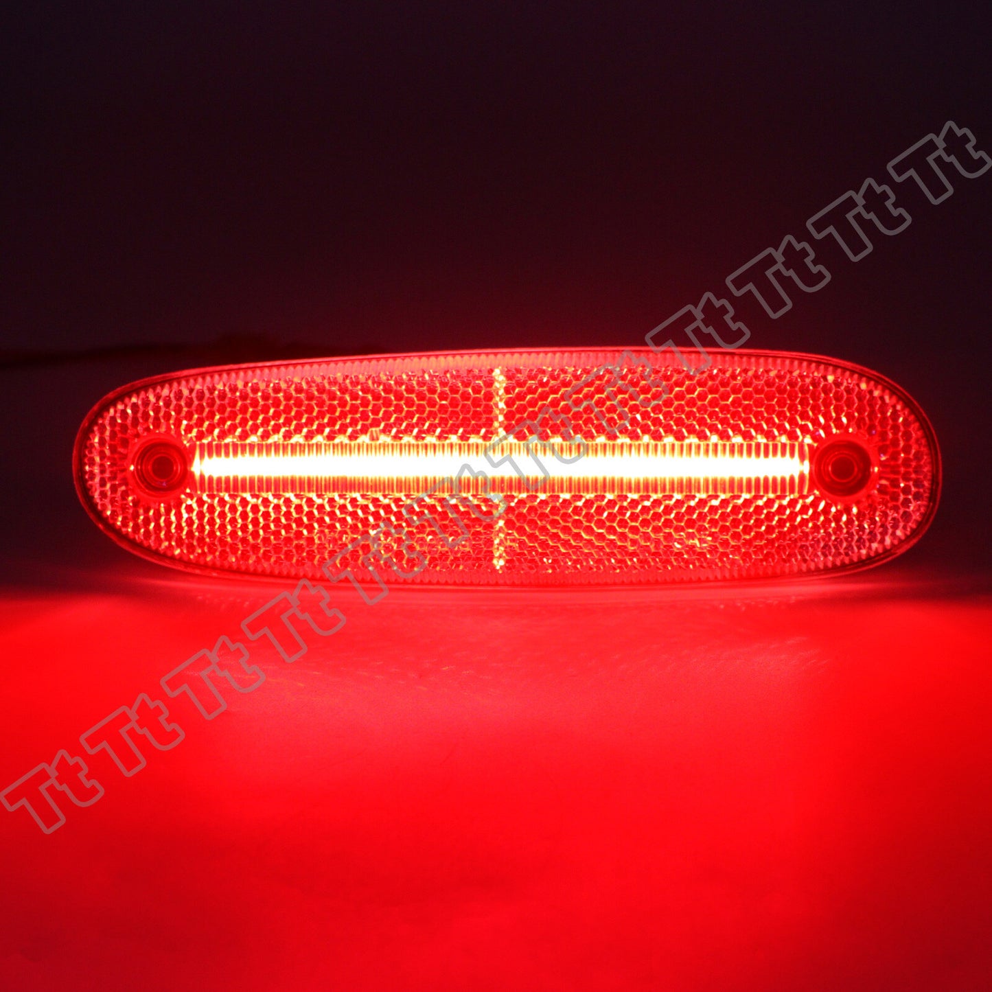 For 1993 - 98 for Supra JZA80 Red LED Rear Bumper Side Marker Lights Clear Lens - v