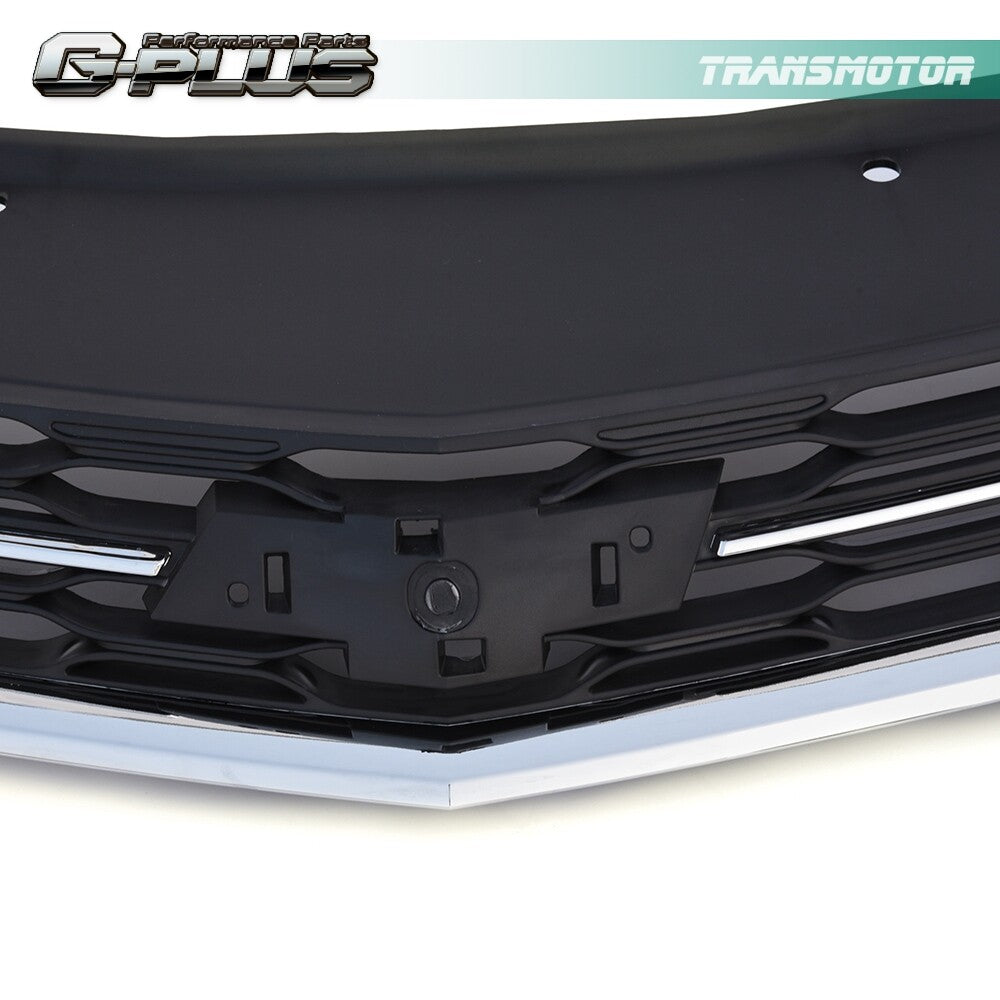 Fits 2016 - 2018 for Cruze Front Bumper Upper + Lower Honeycomb Grille - v