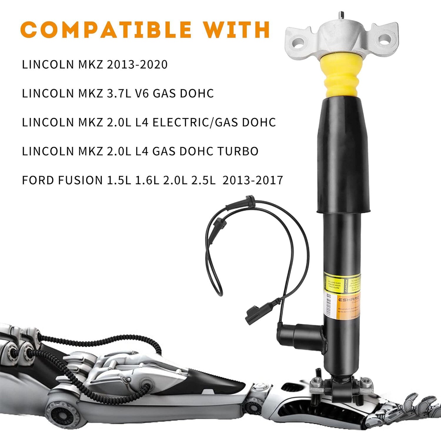 2X Rear Air Shock Absorbers Struts Electric PASM Fit for Porsche for Panamera 970 10-16