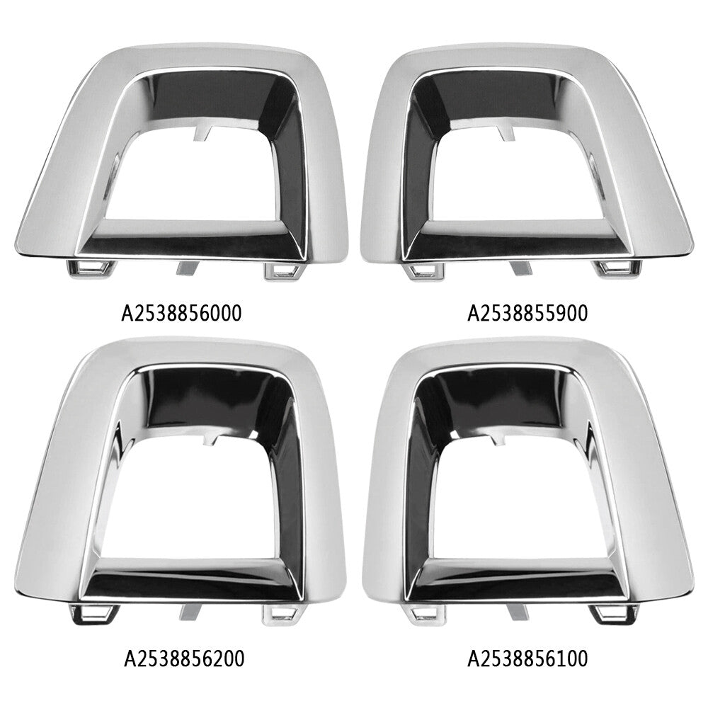 4X Inner Outer Bumper Cover Molding Trim Left+Right For GLC C253 X253 2016-2019 Q