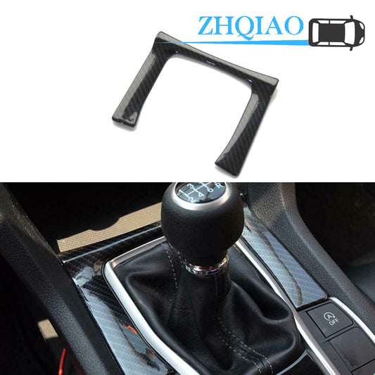 Manual Drive Sedan Coupe Gear Shift Panel Cover Trim for Honda for Civic 2016-2018