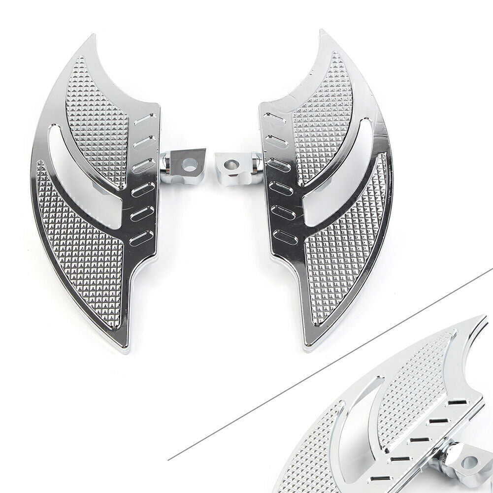for Harley Dyna FXD FLST Chrome Male Mount FootPeg Passenger Floorboard
