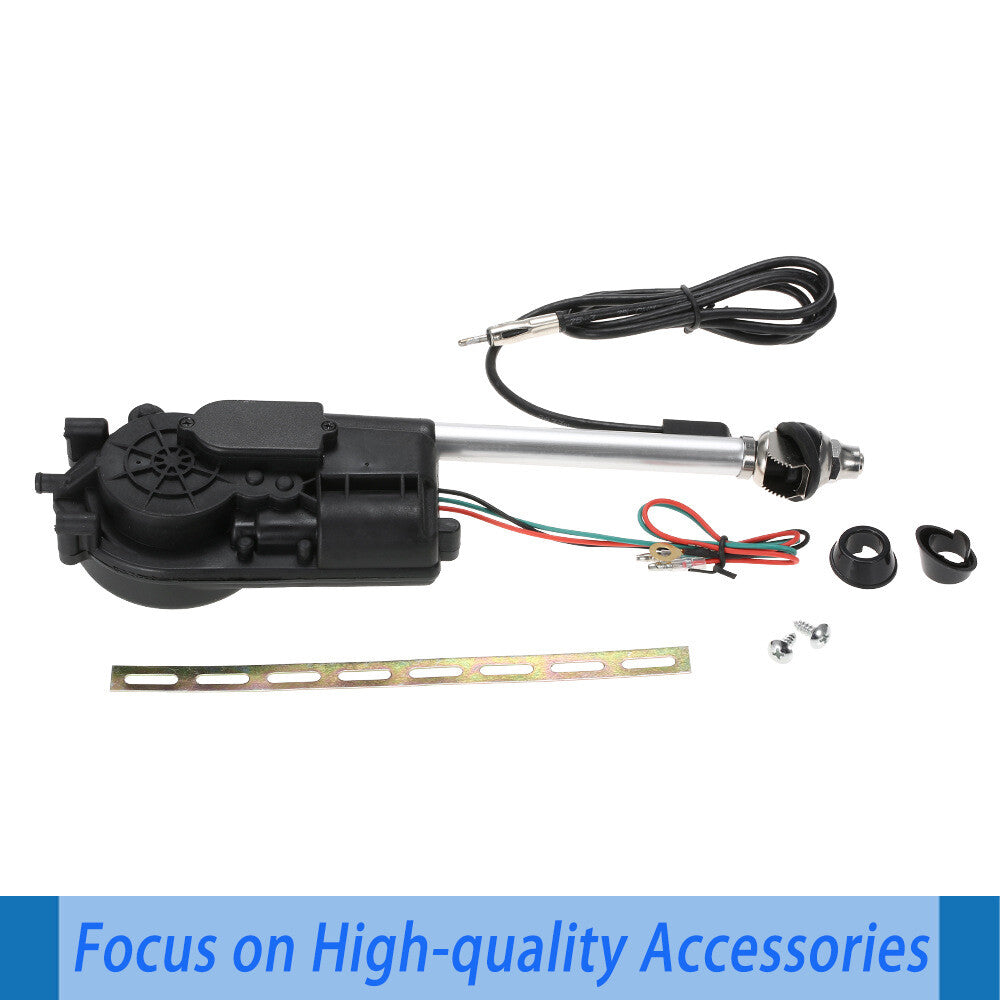 For Universal Car SUV Electric Power Automatic Antenna Radio Mast 12V AM FM