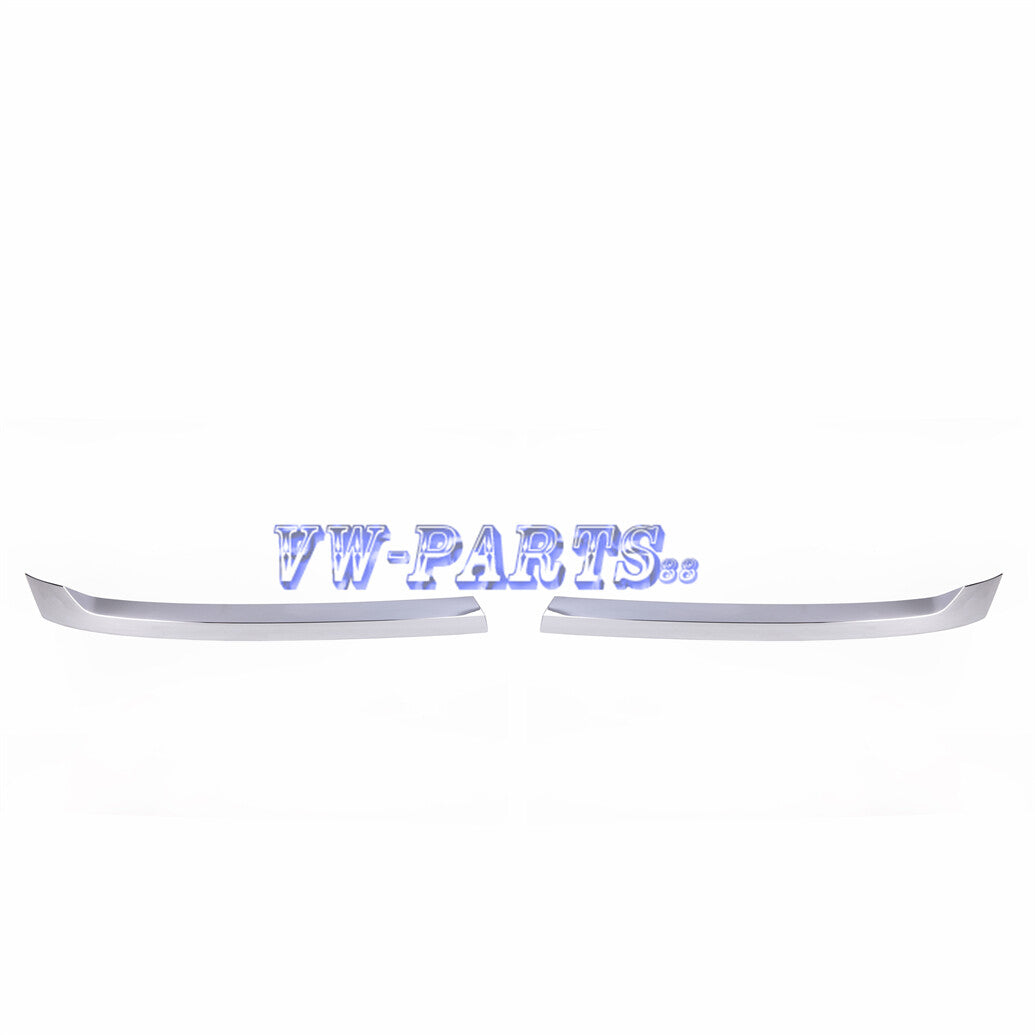 L & R Headlight Chrome Bezel Trim Kit Fit for VW Atlas 3CN941119/3CN941120