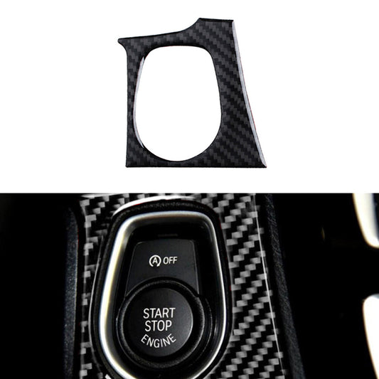 Carbon Fiber Interior Ignition Frame Trim Cover for Bmw 3series F30 2013-2019