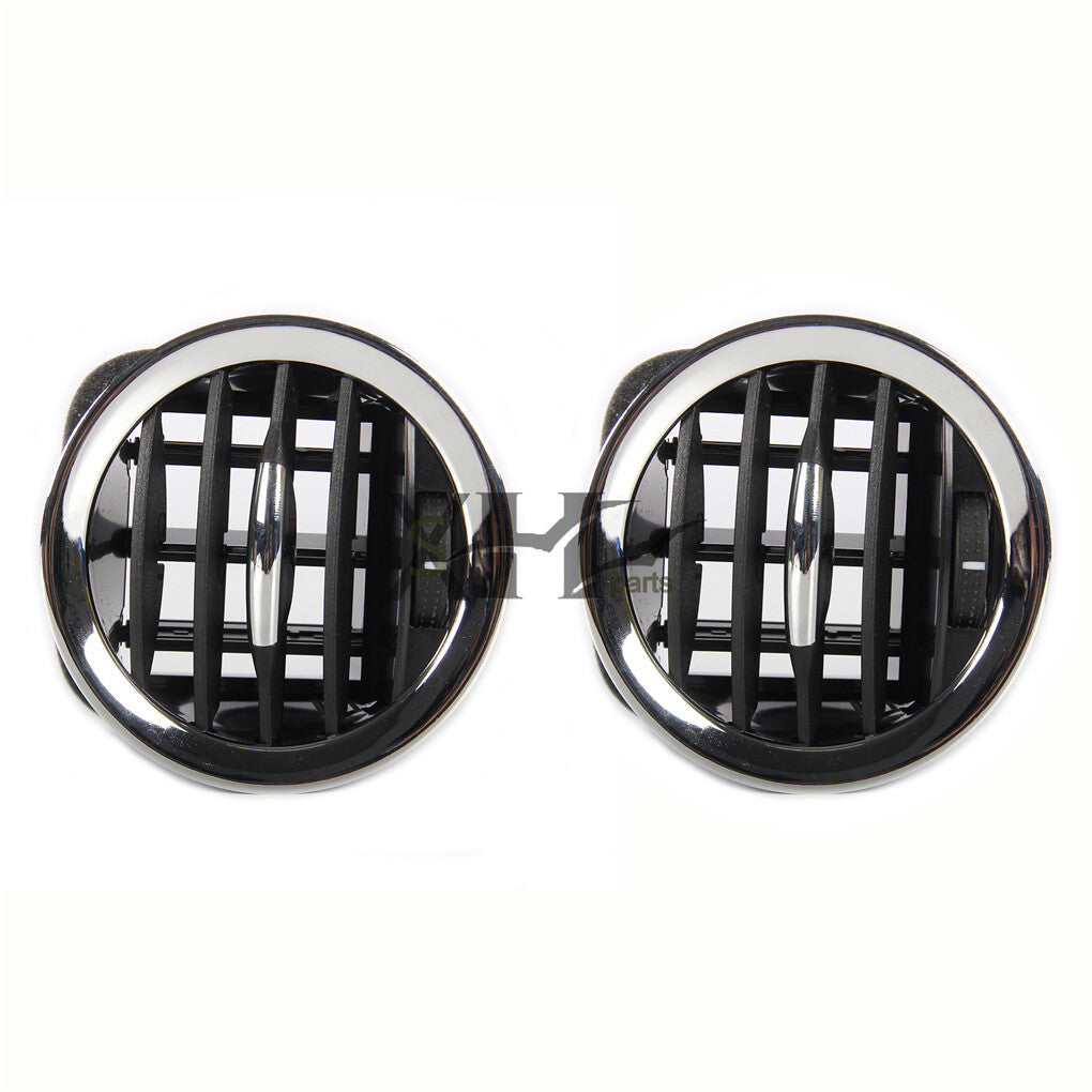 2* Chrome Dashboard AC Air Vent Kit Fit for OPEL #13417363# Q