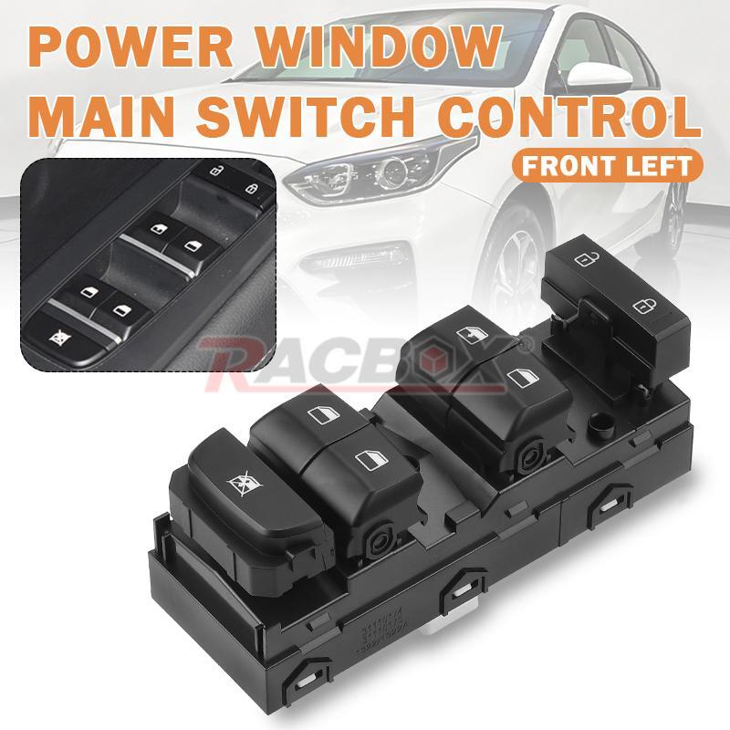 Driver Door Master Power Window Switch Black Fit for Kia Forte 2019 2020 2021