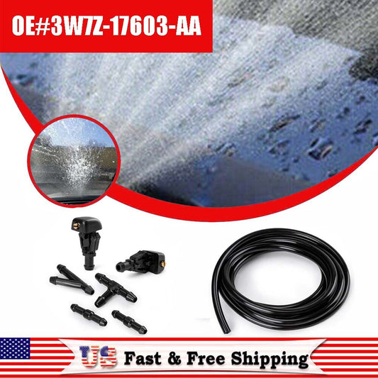 2x Windshield Wiper Washer Fluid Jet Nozzle  for ford  F-150 2004-2014 3W7Z17603AA Q