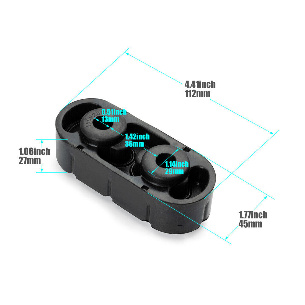Set of 2 15092802 for Chevy for Cadillac Exhaust Hanger Insulator Mount Holder Pipe Q