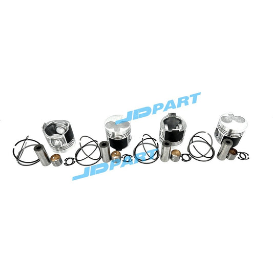 Brand new N844 piston with rings +0.50 for Shibaura N844, N844T, and N844L diesel engines.