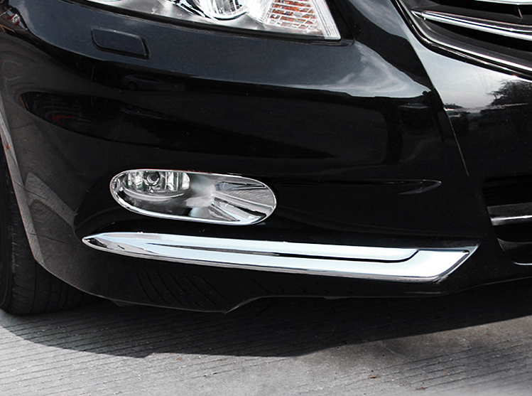 2pcs for Honda Accord 2011-2013 Chrome Front Fog Light Lamp Cover Trim Frame