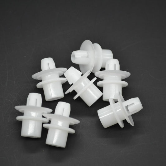 5pcs White Rear Bumper Fender Wheel Arch Clips for Smart Fortwo Cabrio Coupe