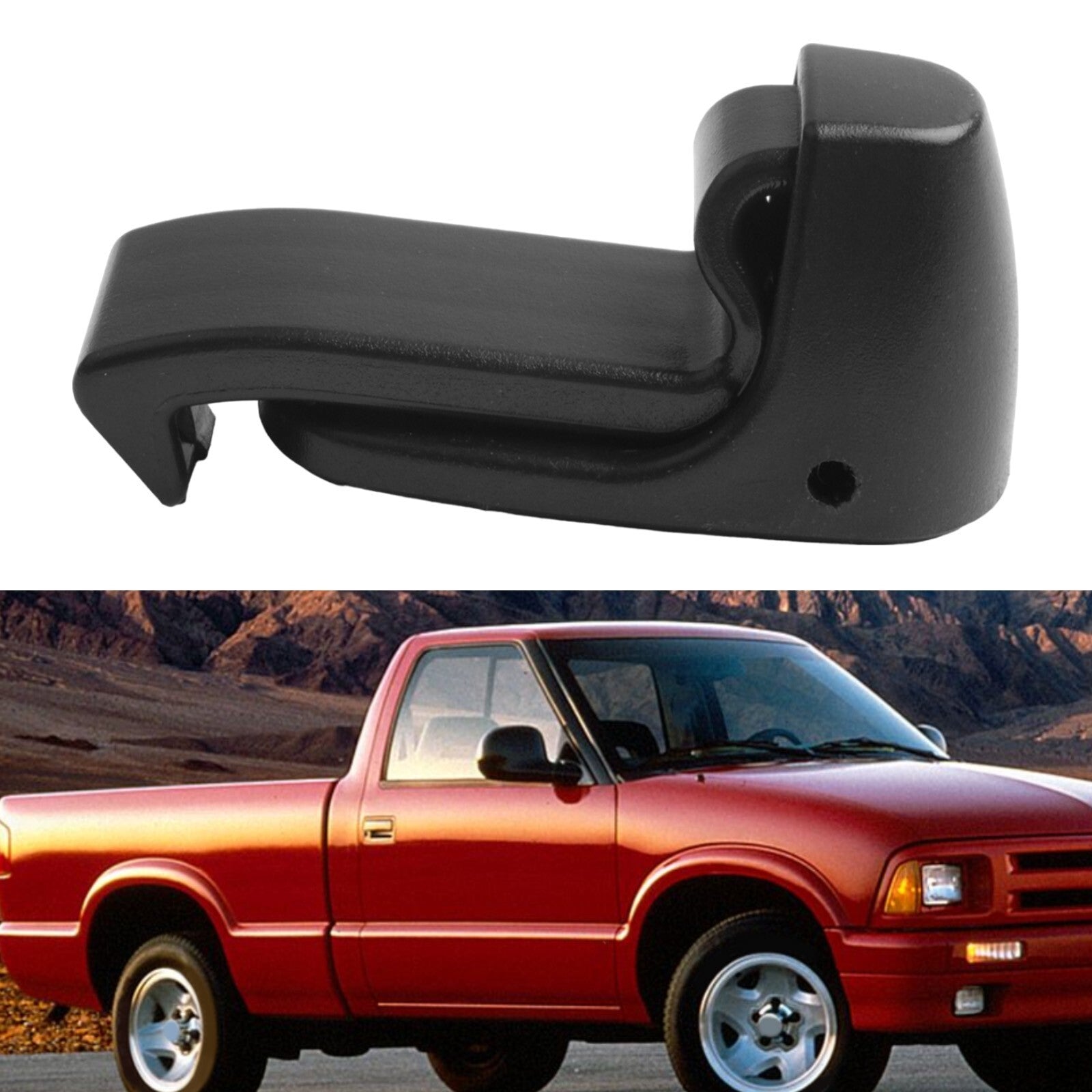 Rear Sliding Glass Latch for Chevy For S10 for GMC For Sonoma 94 04 Black