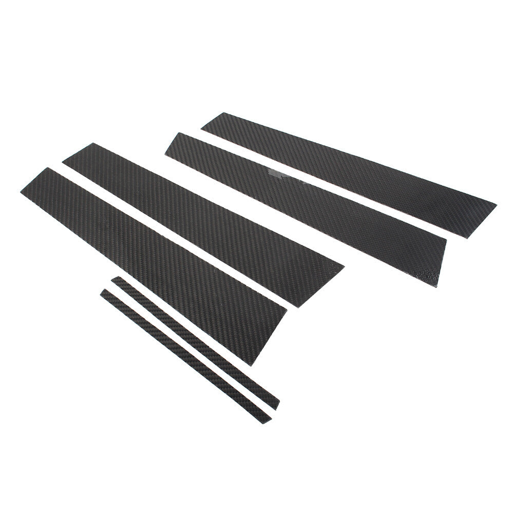 6 Pcs Car Exterior Door Window B Pillar Post Cover Trim for Lexus IS 2006-2013