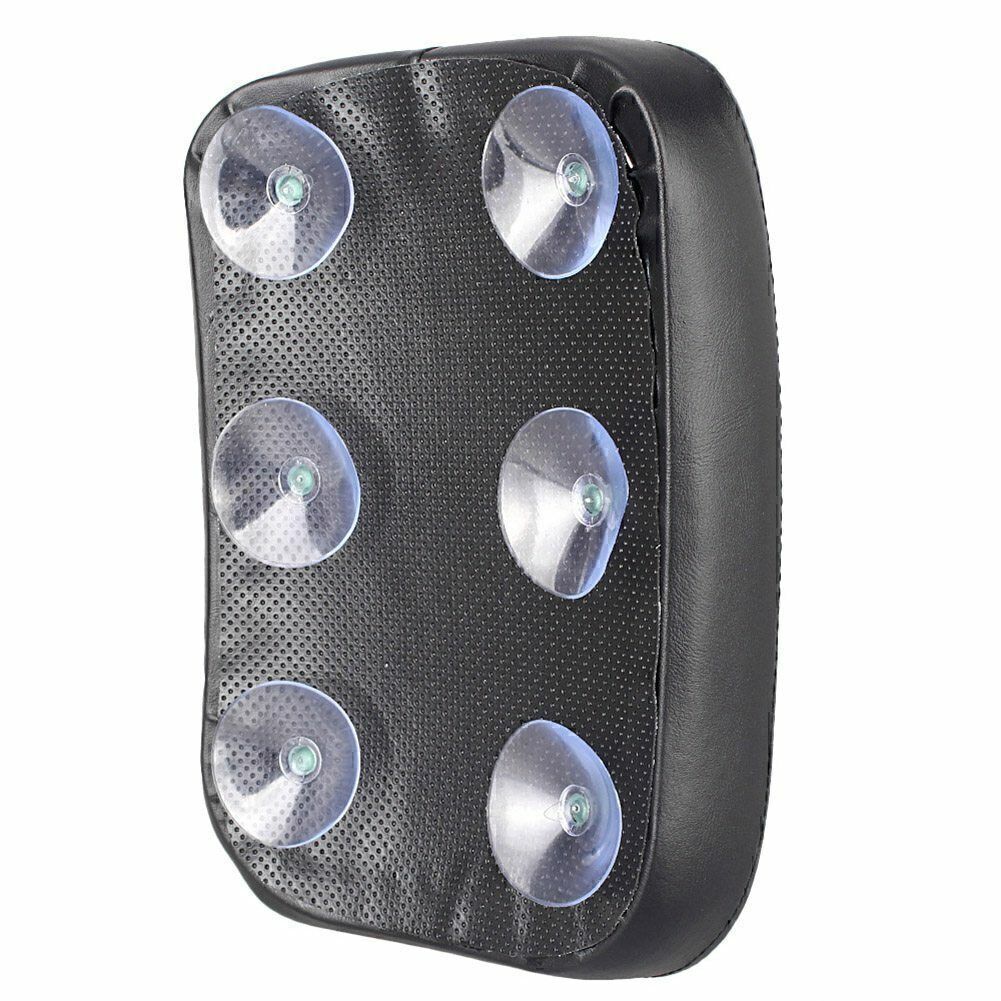 Universal Rear Passenger Pillion for Seat Cushion Black Leather Fit for Harley Davidson