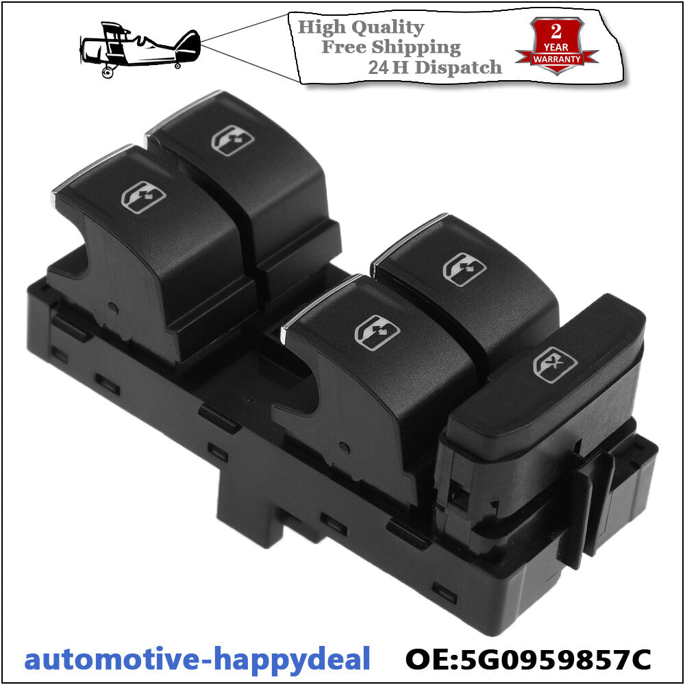 Window Master Switch 5G0959857B for VW for Golf MK7 for Passat B8 for Seat Leon 2013-2018 UK