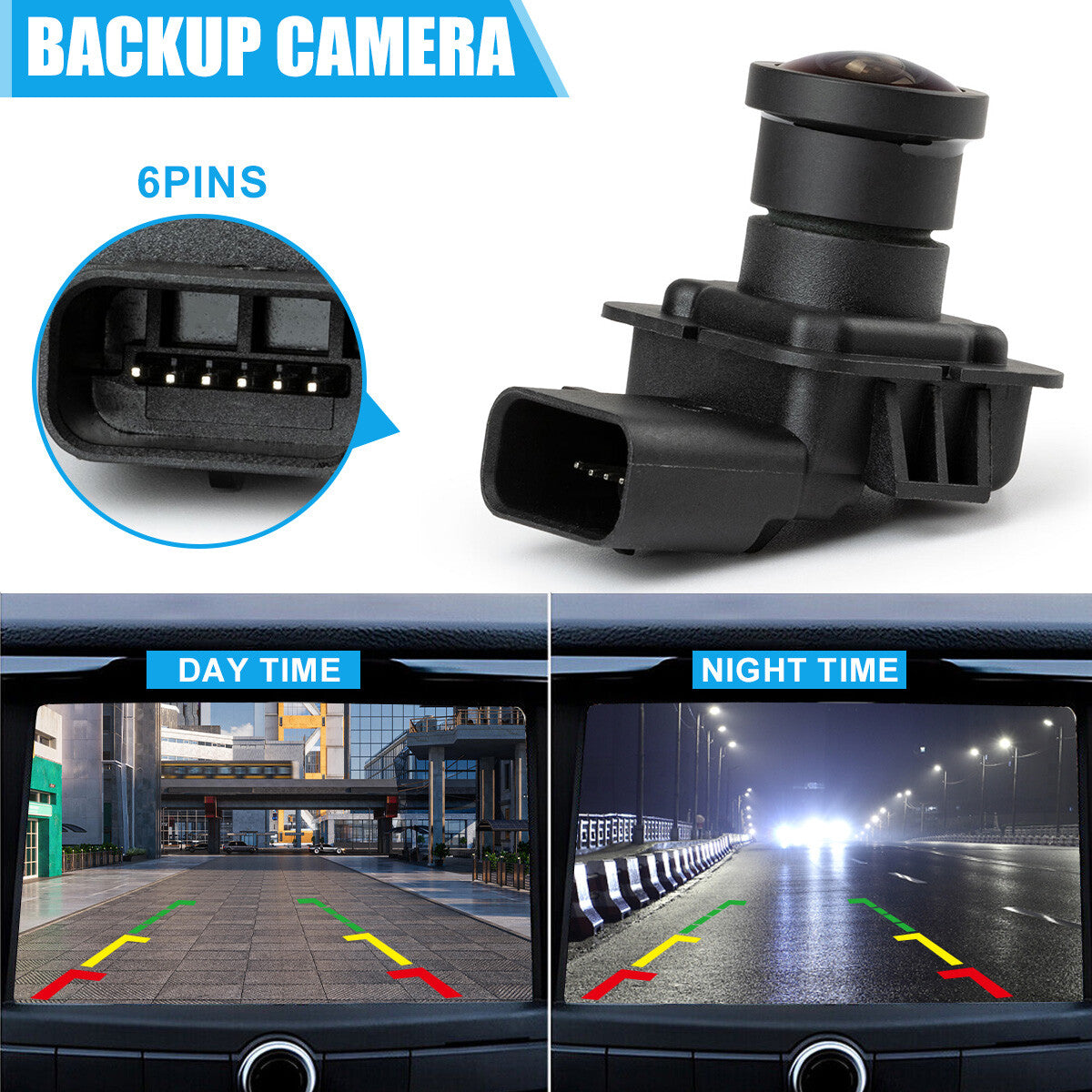 170° Rearview Backup Camera for Edge 2011-15 BT4Z-19G490-B FL1T-19G490-AC- n