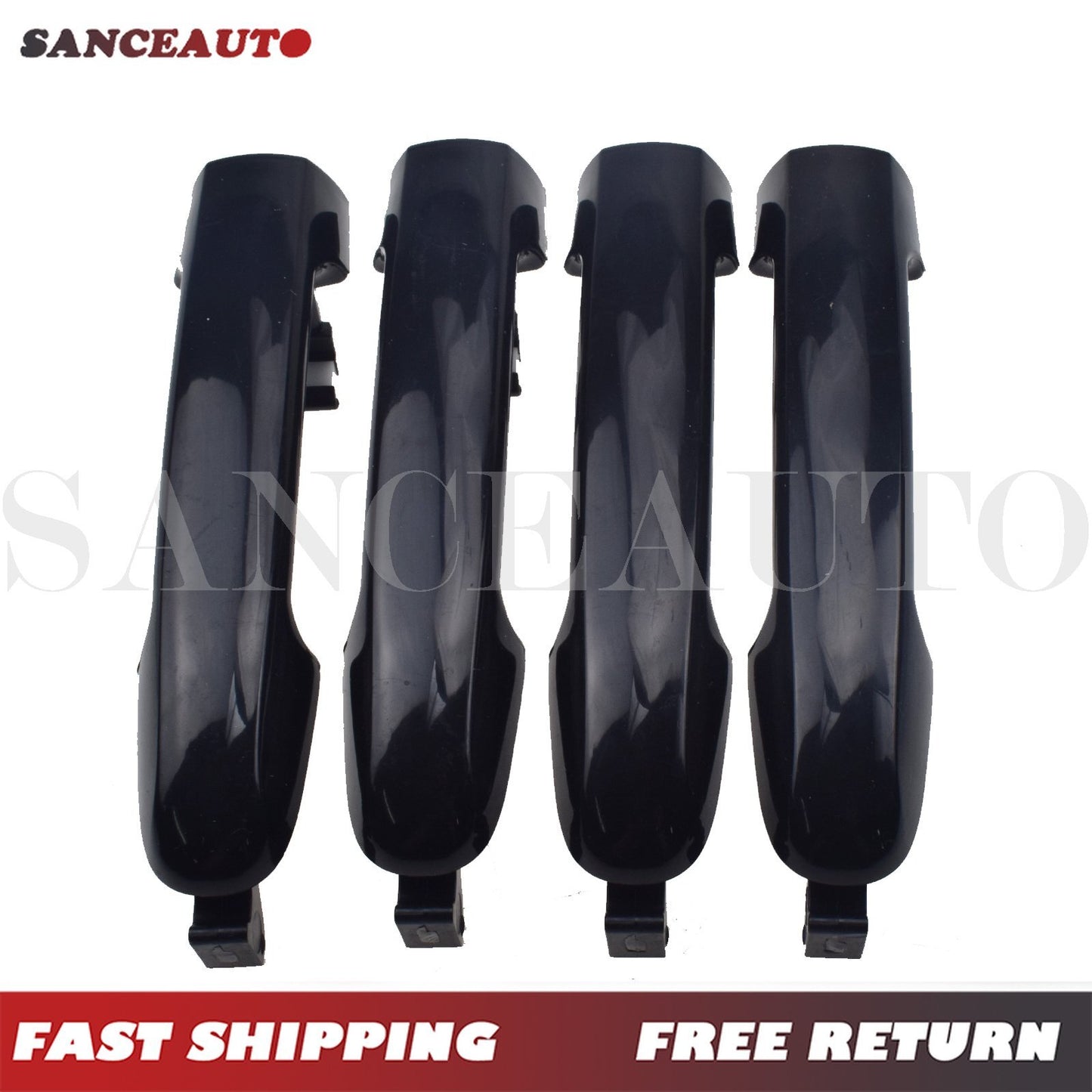 4-piece set of exterior door handles suitable for HYUNDAI SONATA 2006-2010 front and rear LH right-hand doors. v
