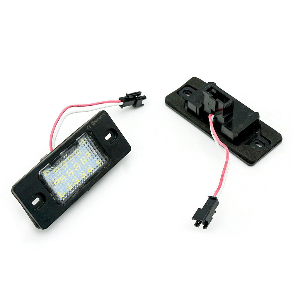 2pcs LED license plate lights for Porsche for VW for Golf for Tiguan for Passat Touareg Canbus