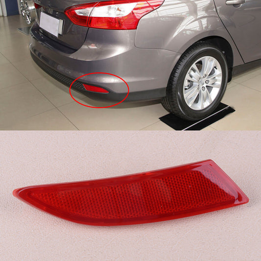 Red Right Rear Bumper Reflector Fit for Ford Focus 2012 13 2104 2015 BM51515BOAE