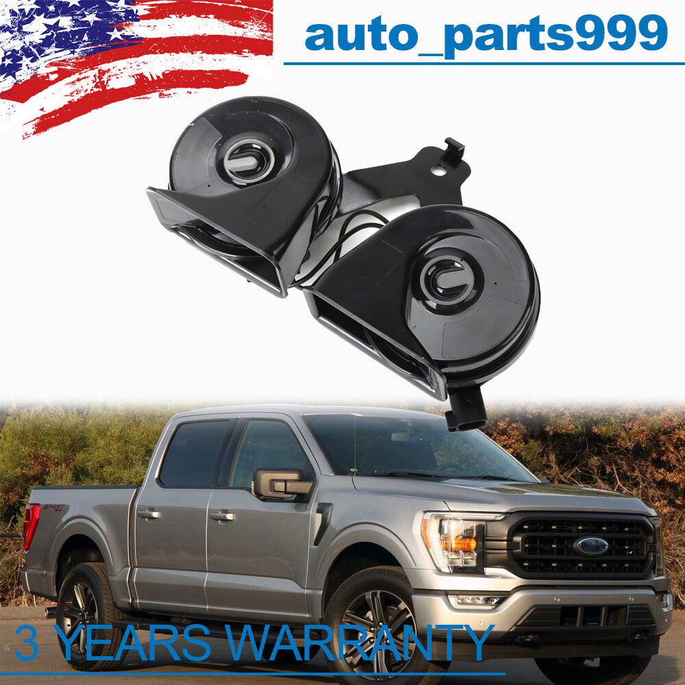 Suitable for 15-22 FL3Z-13832-C Horn Mount Electric Dual Note Assembly Black n