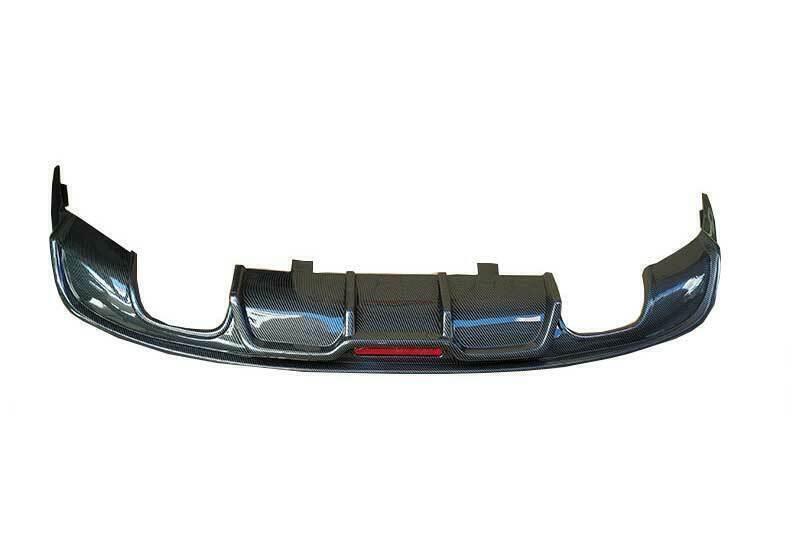 Fit for Chevrolet Malibu 2016-2018 Carbon Fiber Rear Bumper Diffuser Board Guard