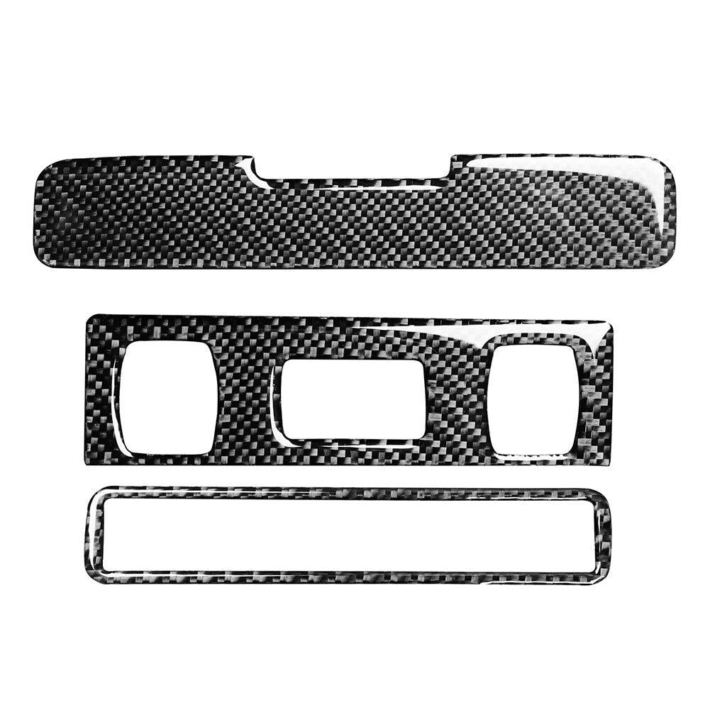 Hardtop Car Reading Light Panel Cover Kit for Audi TT 8N 2001-2006 Carbon 3Pcs