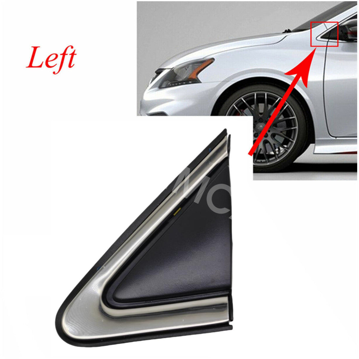 Car Front Left Fender Triangle Cover Cap Trim Fit For 2013-2019 for Nissan Sentra