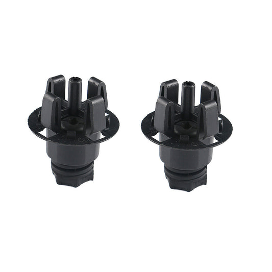 51767183752 2pc Auto Hood Adjuster Rubber Buffer Block Black Repair Part for BMW Q