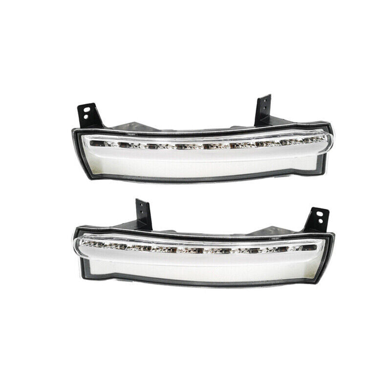 A pair of LED DRL daytime running lights and fog lights for Jeep Compass 2017-2019