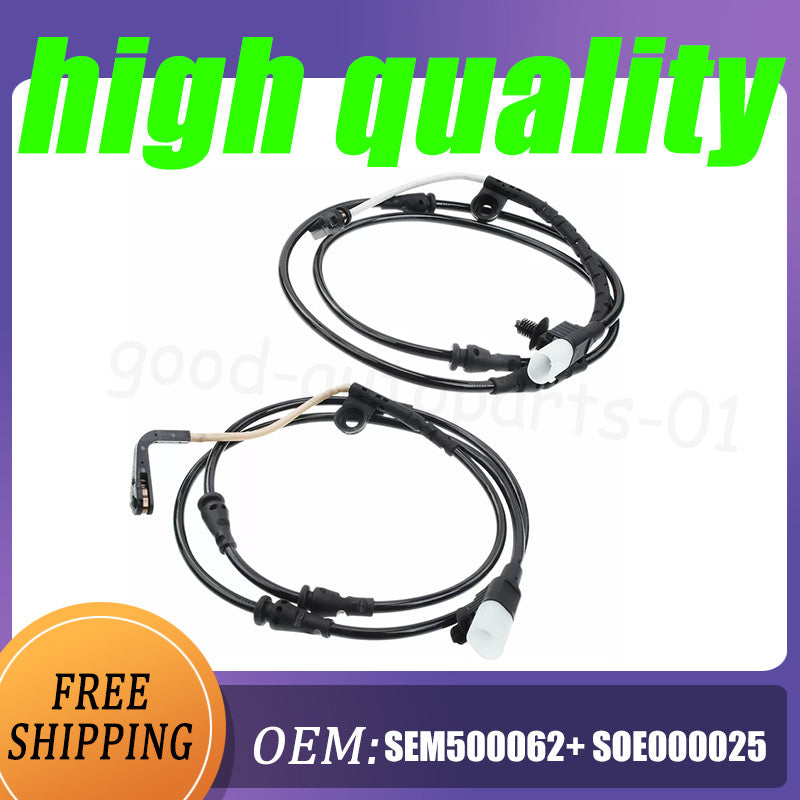 2 SEM500062 SOE000025 Front and rear disc brake pad wear sensors suitable for Land Rover