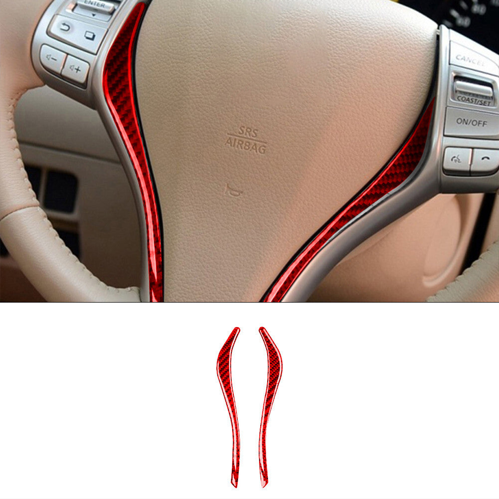 2Pcs Carbon Fiber Side Air Vent Outlet Cover Trim for Hyundai for Elantra 2016-2018 v