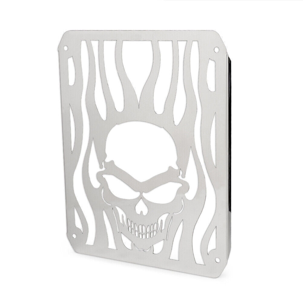 Skull Radiator Grille Cover Guard Protector Fit for Kawasaki Vulcan VN400 800 95-06