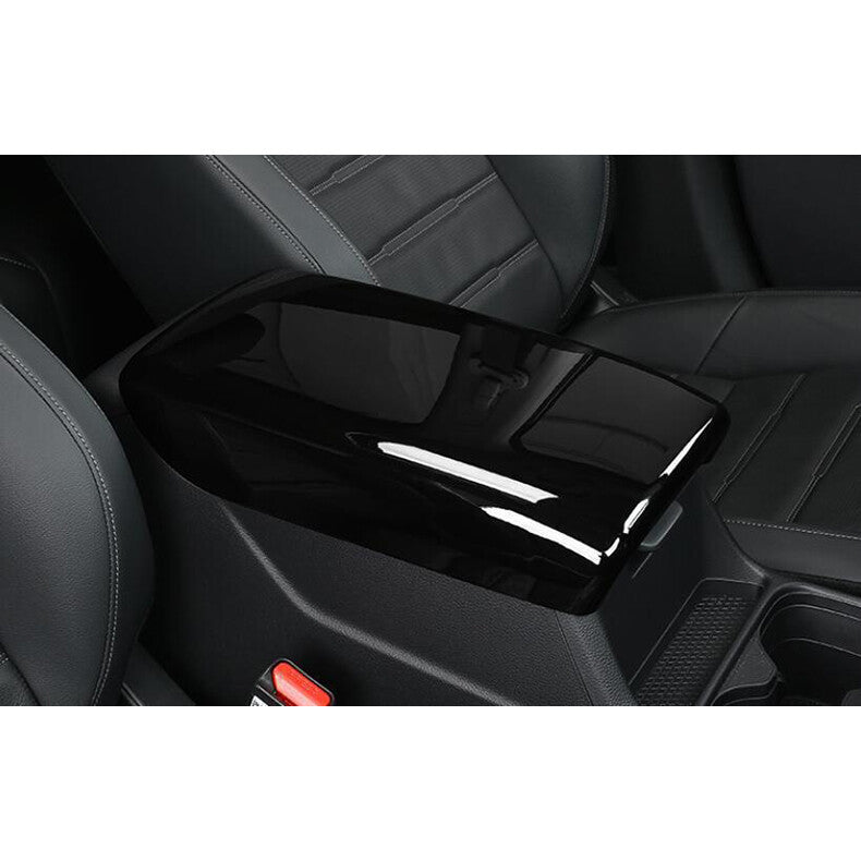 for Honda CR-V 2023-2024 Glossy Black Central Armrest Box Decor Panel Trim Cover