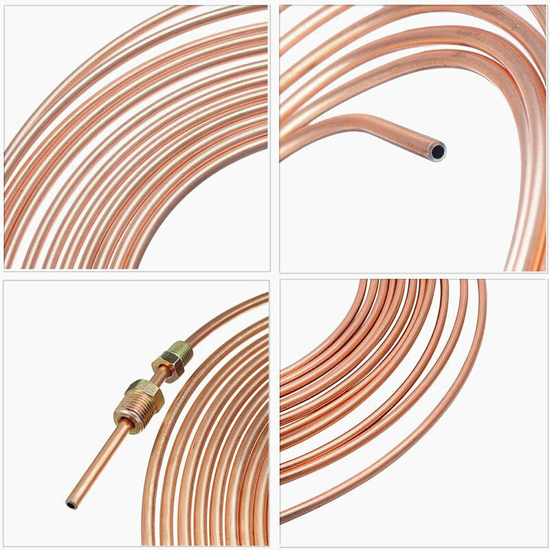 Brake cable kit, brake line, fuel/transmission line, coil with connector