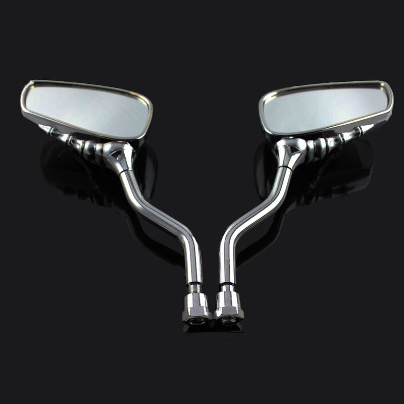 Motorcycle rearview mirror 8mm screw thread for bicycles, cruisers, mopeds, scooters Q