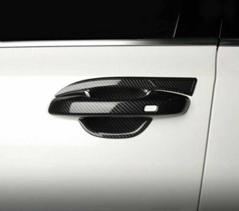 for Kia Sorento 21-2023 Carbon Fiber Side Door Handle Bowl Molding Cover Trim 8P