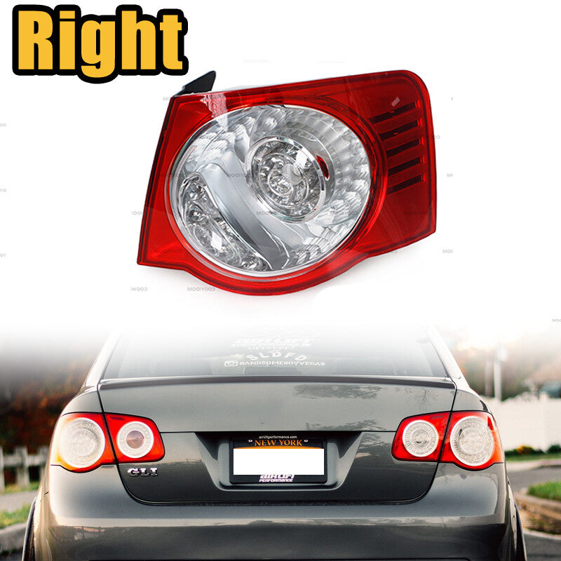 for Volkswagen for Jetta 5 MK5 Sendan 2006-2011 LED Rear Tail Light DRL Outer Right
