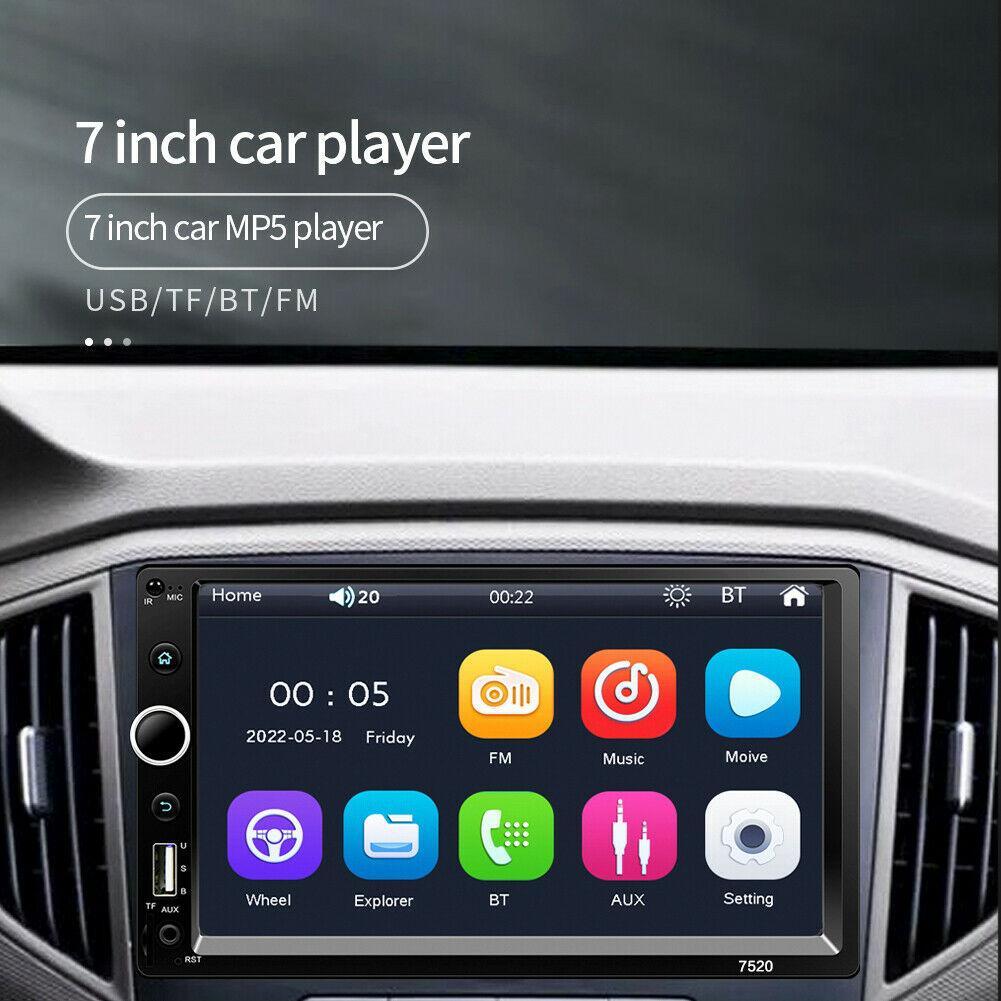 Car MP5 Player 7-inch 2DIN Bluetooth Touchscreen Radio with Mirror Link Remote Control n