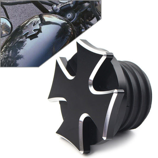 Fuel Gas Tank Oil Cap Cover for Harley Touring Road King Fatboy Dyna Softail Q
