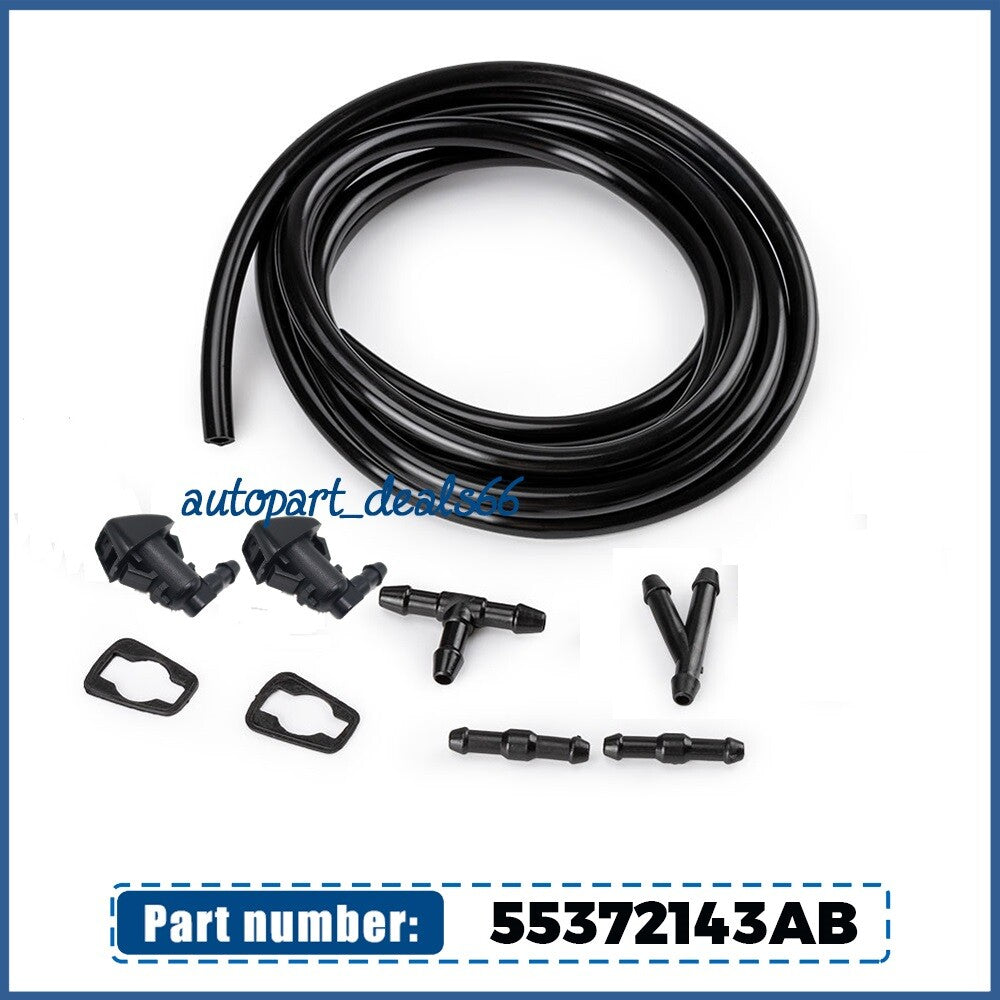9x Windshield Wiper Washer Spray Nozzle for 11-18 for Jeep Grand Cherokee 68260443AA Q