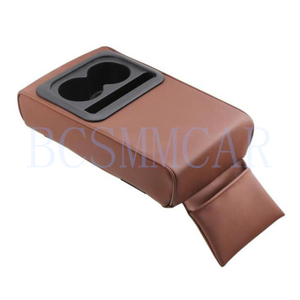 Car Armrest Pad Cover Center Console Box Cushion Protector With Cup Holder